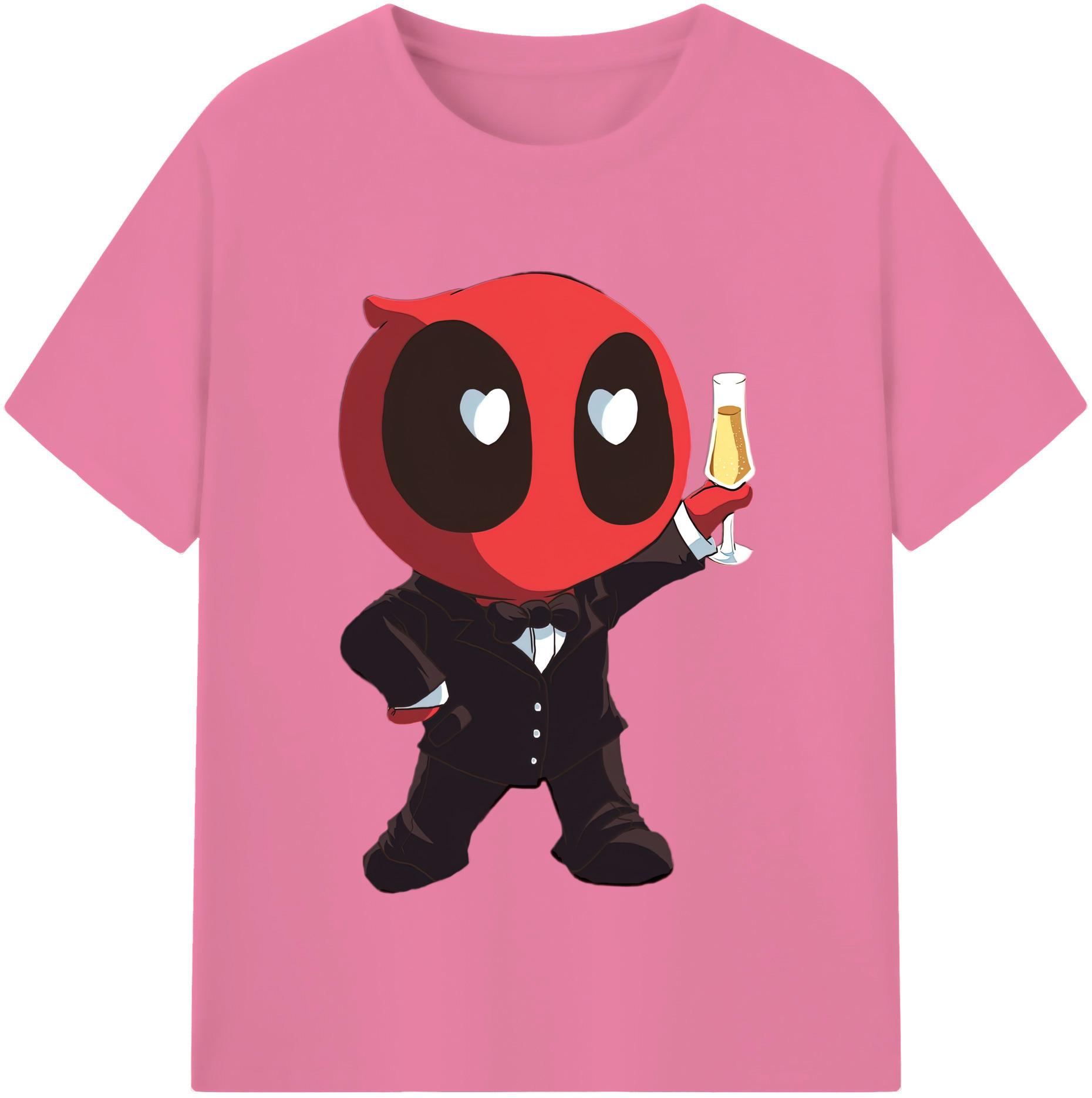 （画像用） Deadpool デッドプール 綿100％半袖Tシャツ（フロントプリント）